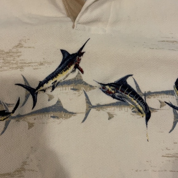 Bocca Classic Nautical Sword Fish Polo shirt - Picture 2 of 4